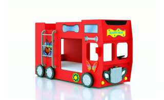 Autobett Bus ¦ rot Kindermöbel > Kinderbetten - Höffner