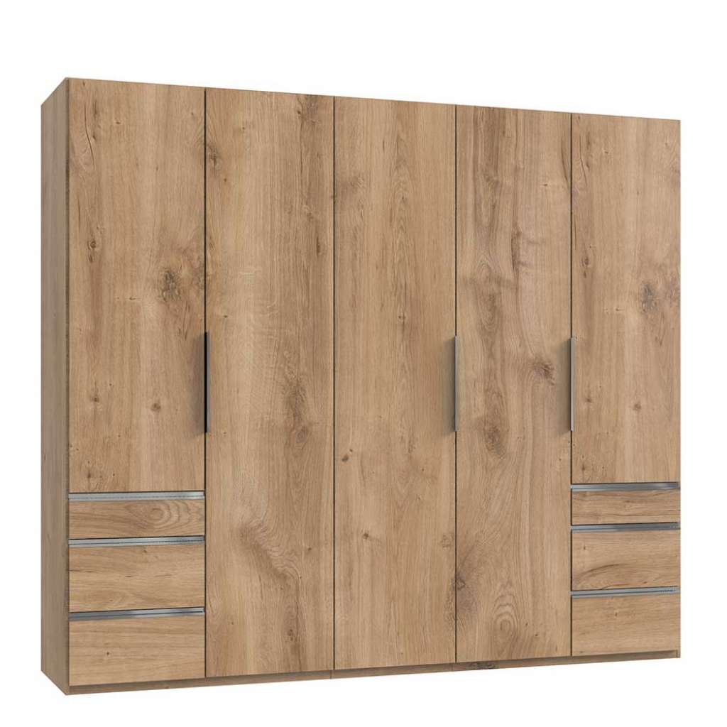 Kleiderschrank 5 türig mit sechs Schubladen Made in Germany