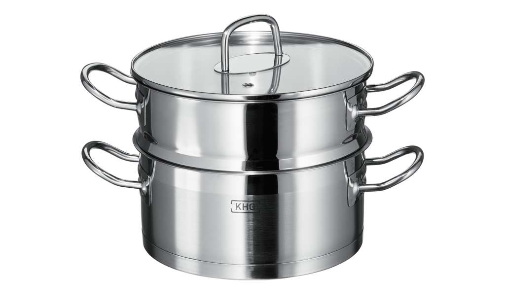 KHG Multitopf 20 cm  LUNA ¦ silber ¦ Edelstahl Ø: 20 Töpfe & Pfannen & Zubehör > Töpfe - Höffner