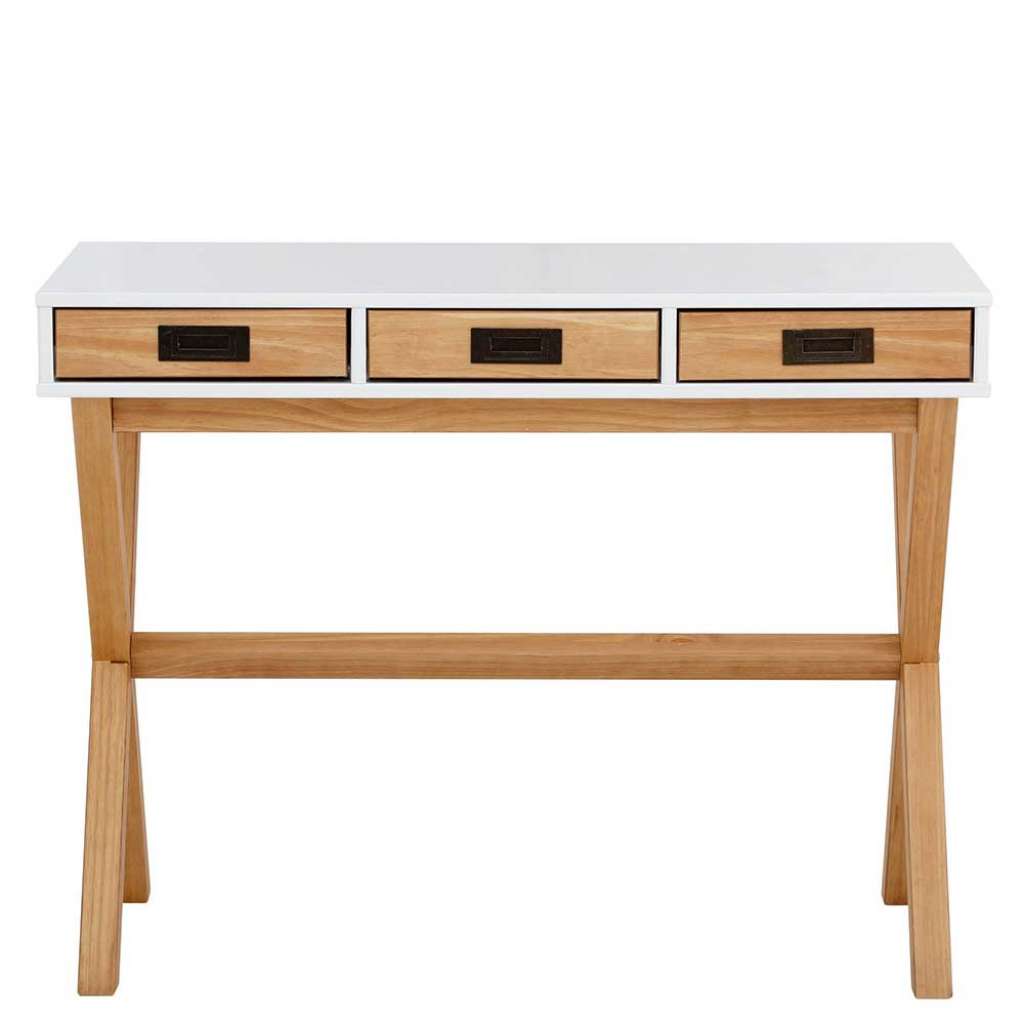 Jugendschreibtisch mit Schubladen in modernem Design 100 cm breit