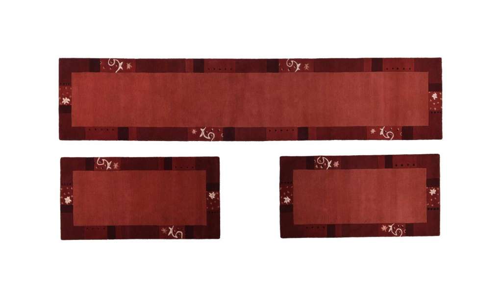 THEKO Teppich ¦ rot ¦ Viskose, Wolle Teppiche > Wohnteppiche - Höffner