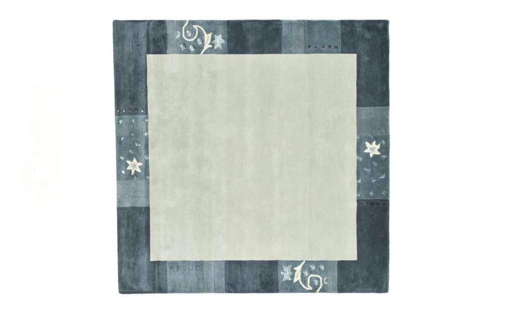 THEKO Teppich ¦ silber ¦ Viskose, Wolle Teppiche > Wohnteppiche - Höffner