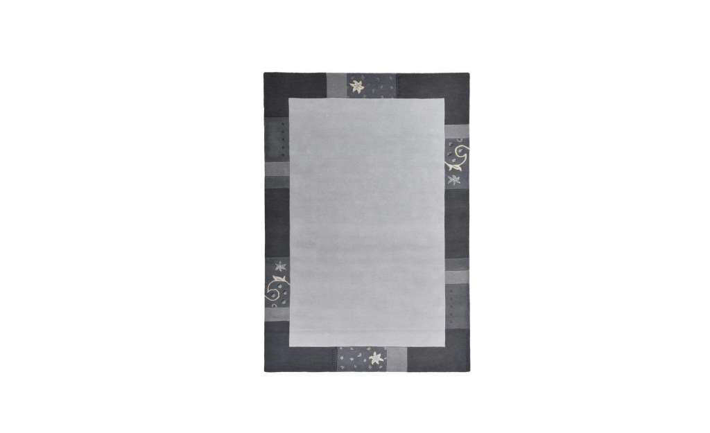 THEKO Teppich ¦ silber ¦ Viskose, Wolle Teppiche > Wohnteppiche - Höffner