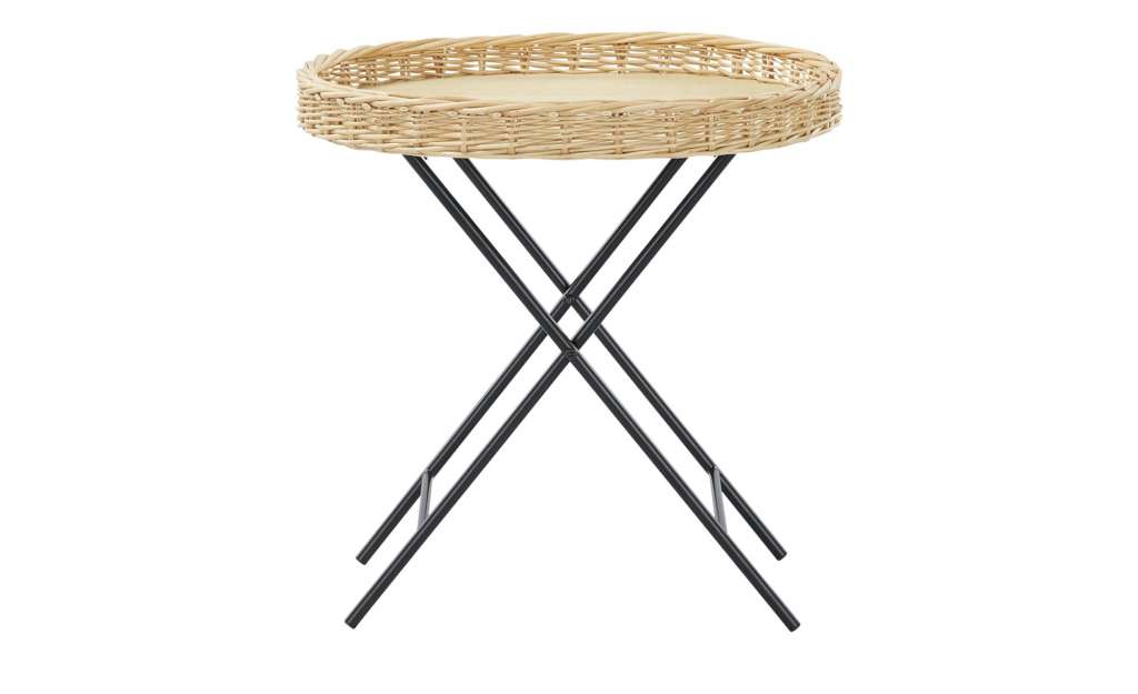 Beistelltisch mit Rattantablett ¦ braun Tische > Beistelltische > Beistelltische ohne Rollen - Höffner