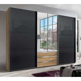 XL Schlafzimmerschrank mit Spiegeln Made in Germany 300 cm breit