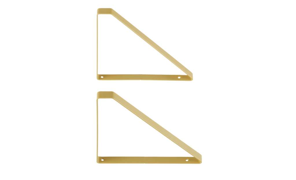 Bodenträger, 2er-Set  Scaffale ¦ gold Regale > Wandträger - Höffner