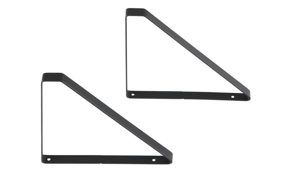 Bodenträger, 2er-Set  Scaffale ¦ schwarz Regale > Wandträger - Höffner