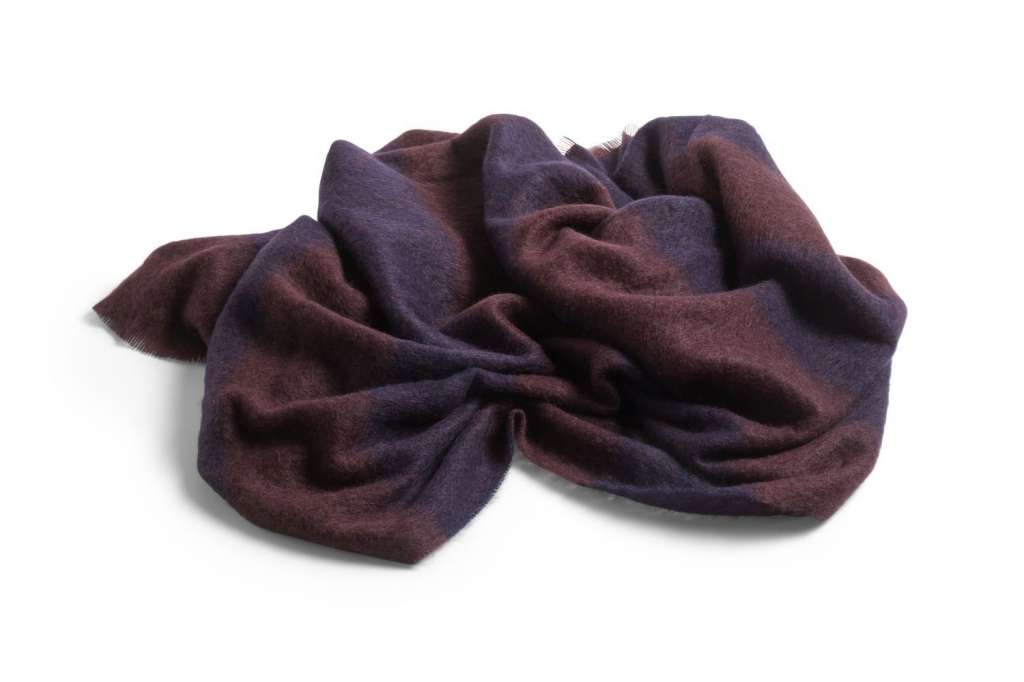 HAY - Mohair Decke - dark blue - indoor