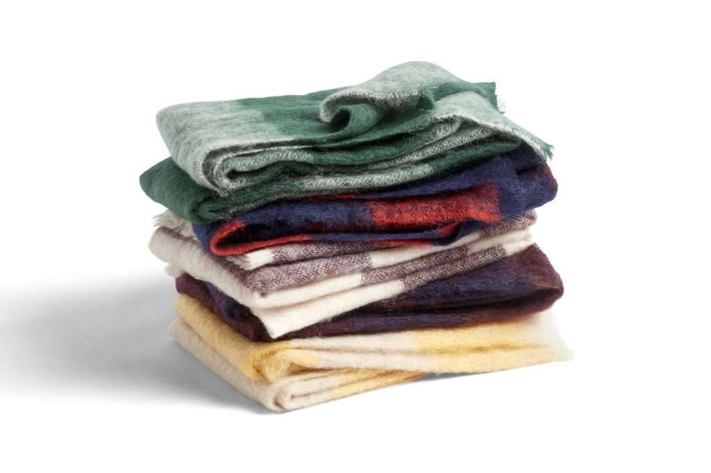 HAY - Mohair Decke - green - indoor