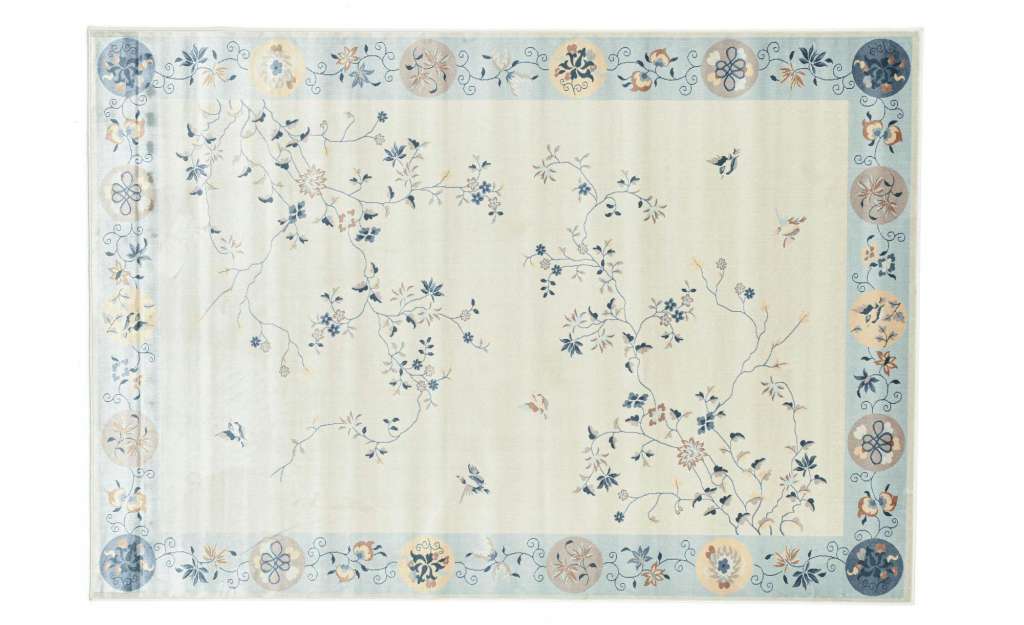 Gino Falcone Teppich ¦ blau ¦ Viskose Teppiche > Wohnteppiche - Höffner