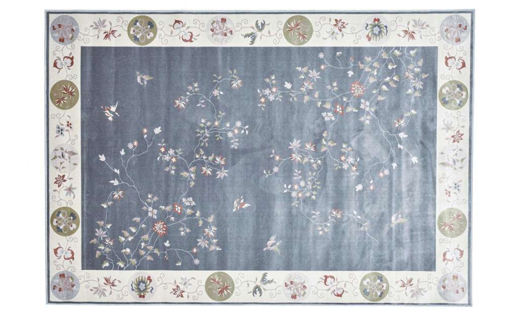 Gino Falcone Teppich ¦ grau ¦ Viskose Teppiche > Wohnteppiche - Höffner