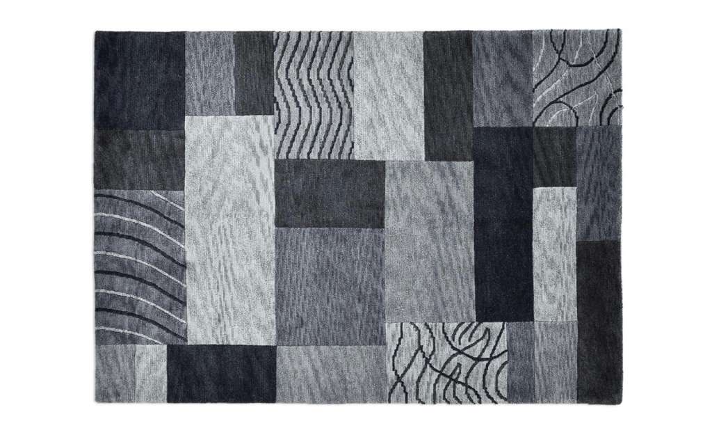THEKO Wollteppich  Domas ¦ grau ¦ Wolle Teppiche > Wohnteppiche - Höffner