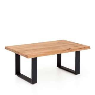 Sofa Tisch modern im Industry und Loft Stil natürlicher Baumkante