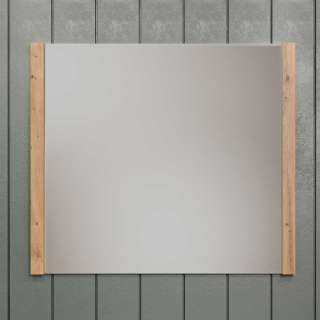 Garderoben Spiegel in Wildeichefarben die Wandmontage
