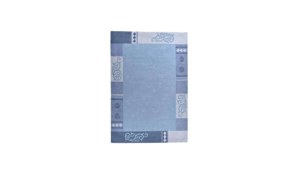 THEKO Teppich ¦ blau ¦ Wolle Teppiche > Wohnteppiche - Höffner