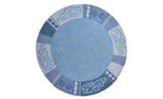 THEKO Teppich ¦ blau ¦ Wolle Teppiche > Wohnteppiche - Höffner