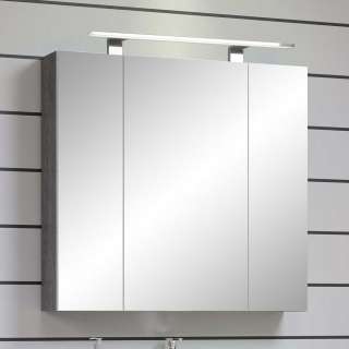 Badezimmerspiegelschrank in modernem Design 80 cm breit