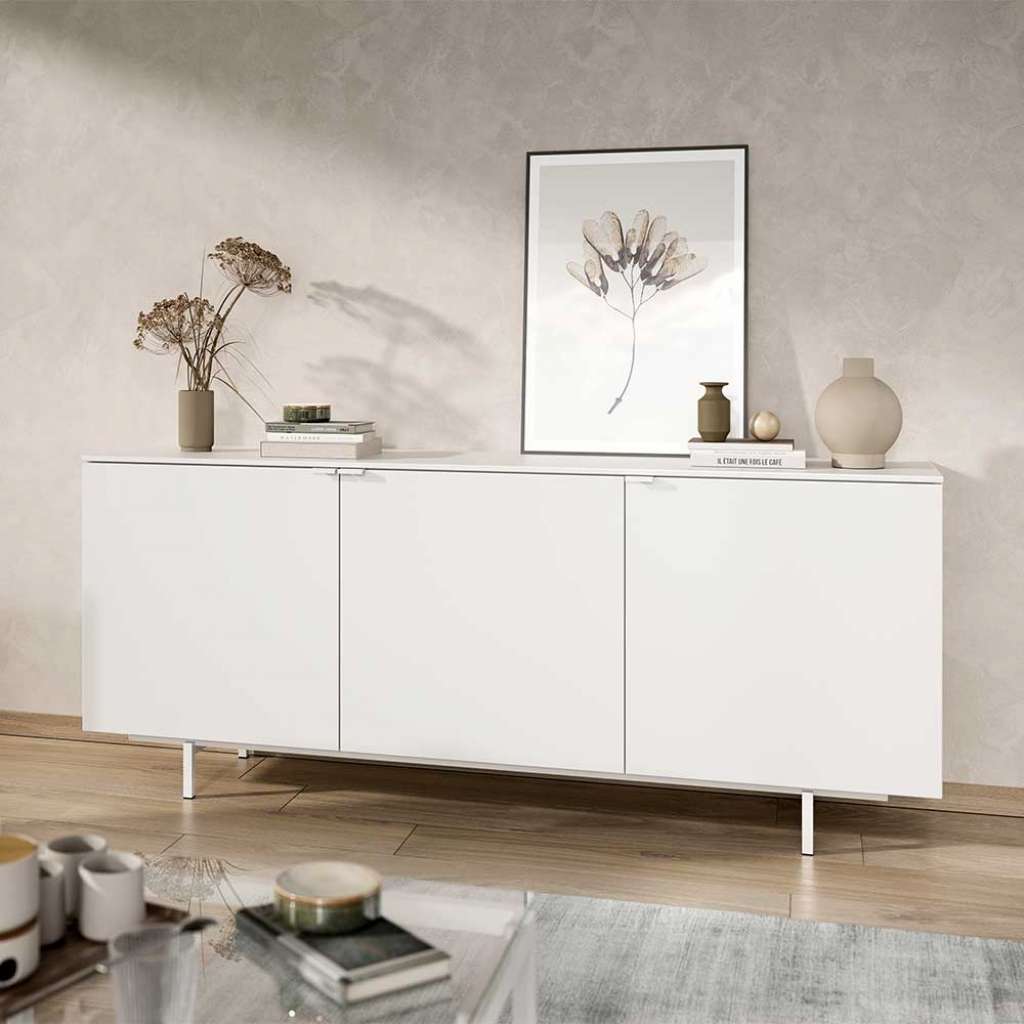 Weißes Esszimmersideboard in modernem Design Made in Germany