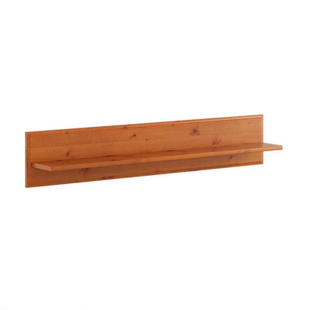 Wandboard Kiefer massiv in Honigfarben 120 cm breit - 22 cm hoch