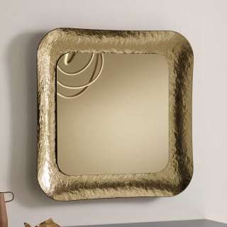 Spiegel mit Glasrahmen in Bronzefarben modernes Design