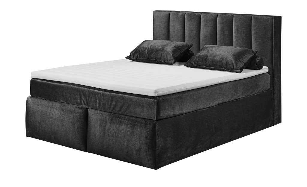 Boxsprinbett  Moorends ¦ schwarz Betten > Boxspringbetten > Boxspringbetten 180x200 - Höffner