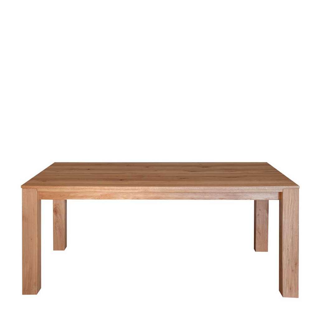 Massivtisch Eiche geölt mit Vierfußgestell modernem Design