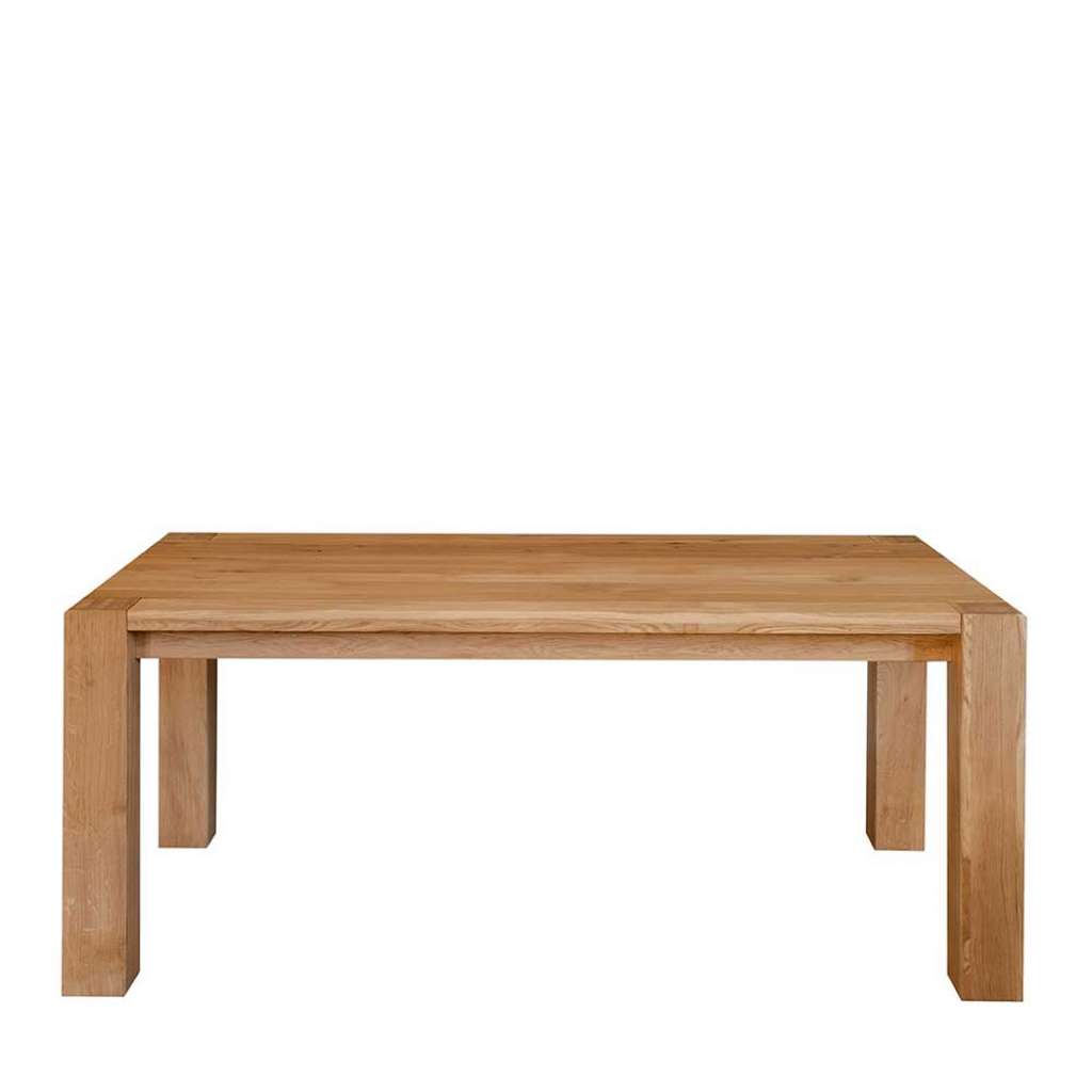 Echtholztisch Eiche geölt 180x90 cm rechteckiger Tischplatte