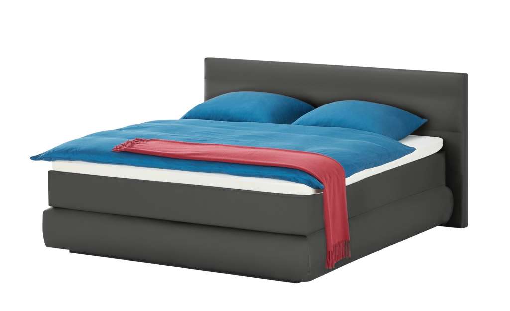 Boxspringbett  Dormian Bolge Low ¦ grau ¦ Maße (cm): B: 200 H: 102 Betten > Boxspringbetten > Boxspringbetten 180x200 - Höffner