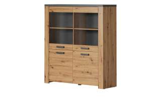 Highboard  Monte ¦ holzfarben ¦ Maße (cm): B: 127 H: 139 T: 40 Kommoden & Sideboards > Highboards - Höffner