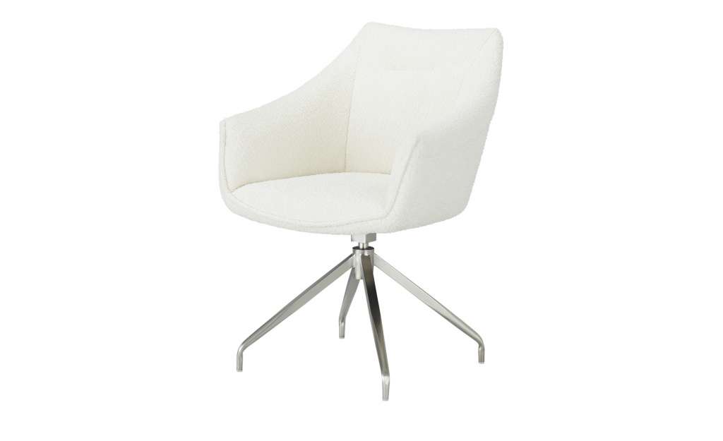 uno Schalenstuhl  drehbar Janka ¦ creme ¦ Maße (cm): B: 63 H: 90 T: 66 Stühle > Esszimmerstühle > Esszimmerstühle mit Armlehnen - Höffner