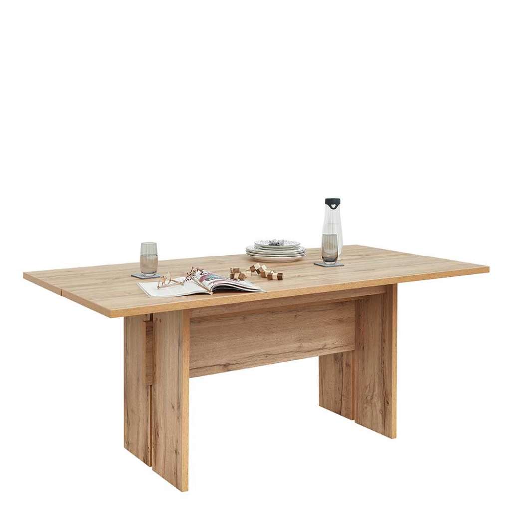 Tisch Esszimmer Holzoptik mit Wangen Gestell 180 cm breit