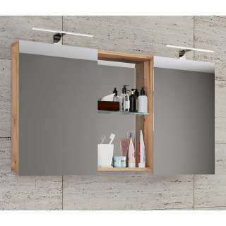 Badezimmer Spiegelschrank modern 112 cm breit modernem Design