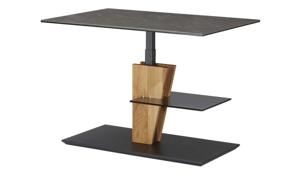 Funktionscouchtisch  Vrees ¦ schwarz ¦ Maße (cm): B: 60 H: 47 Tische > Couchtische > Couchtische höhenverstellbar - Höffner