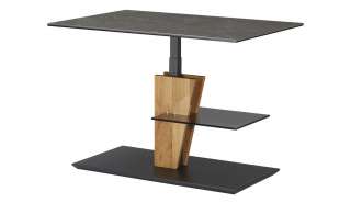 Funktionscouchtisch  Vrees ¦ schwarz ¦ Maße (cm): B: 60 H: 47 Tische > Couchtische > Couchtische höhenverstellbar - Höffner