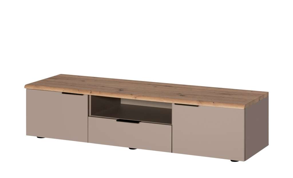 TV-Lowboard  Barolo ¦ grau ¦ Maße (cm): B: 150 H: 37 T: 43 Kommoden & Sideboards > Kommoden - Höffner