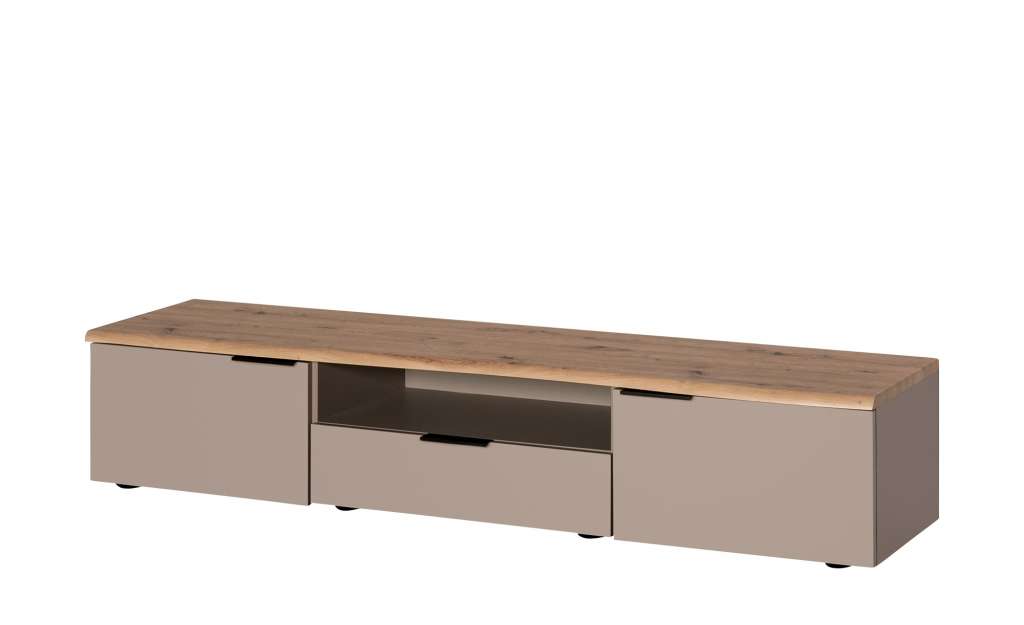 TV-Lowboard  Barolo ¦ grau ¦ Maße (cm): B: 180 H: 37 T: 43 Kommoden & Sideboards > Kommoden - Höffner