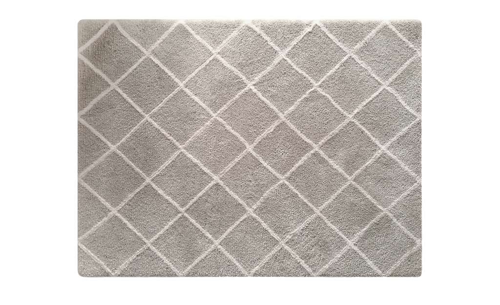 HOME STORY Tuft-Teppich  Mesh ¦ silber ¦ Synthethische Fasern ¦ Maße (cm): B: 160 H: 2,3 Teppiche > Wohnteppiche - Höffner