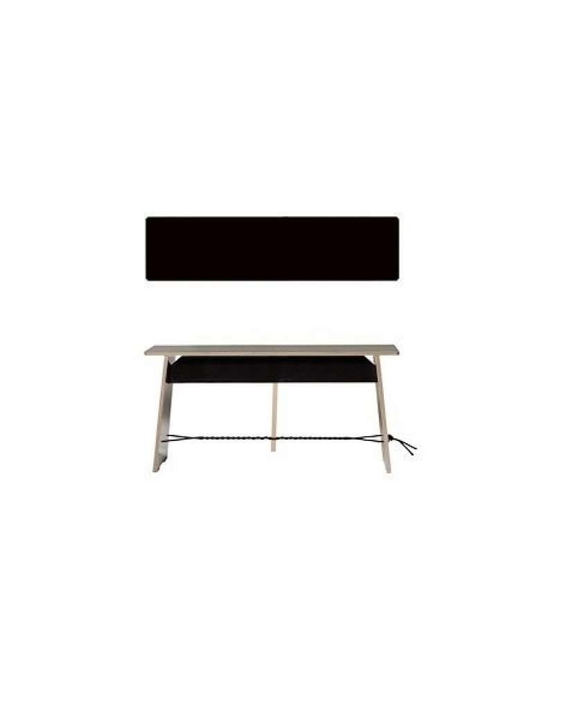 Moormann - Langer Max - S - schwarzes Seil - Linoleum schwarz - indoor