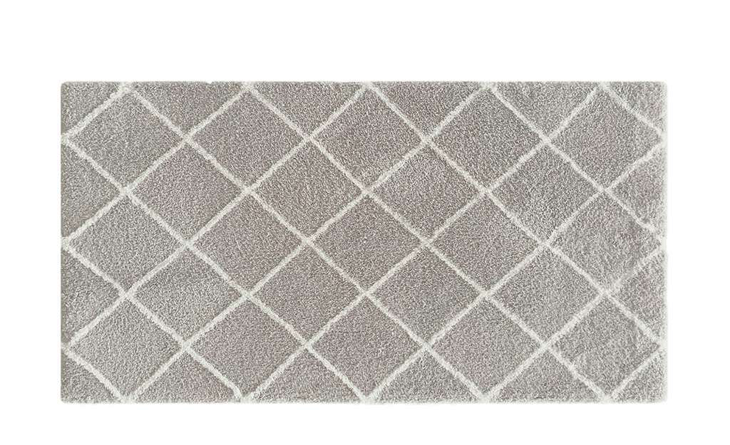 HOME STORY Tuft-Teppich  Mesh ¦ silber ¦ Synthethische Fasern ¦ Maße (cm): B: 80 H: 2,3 Teppiche > Wohnteppiche - Höffner