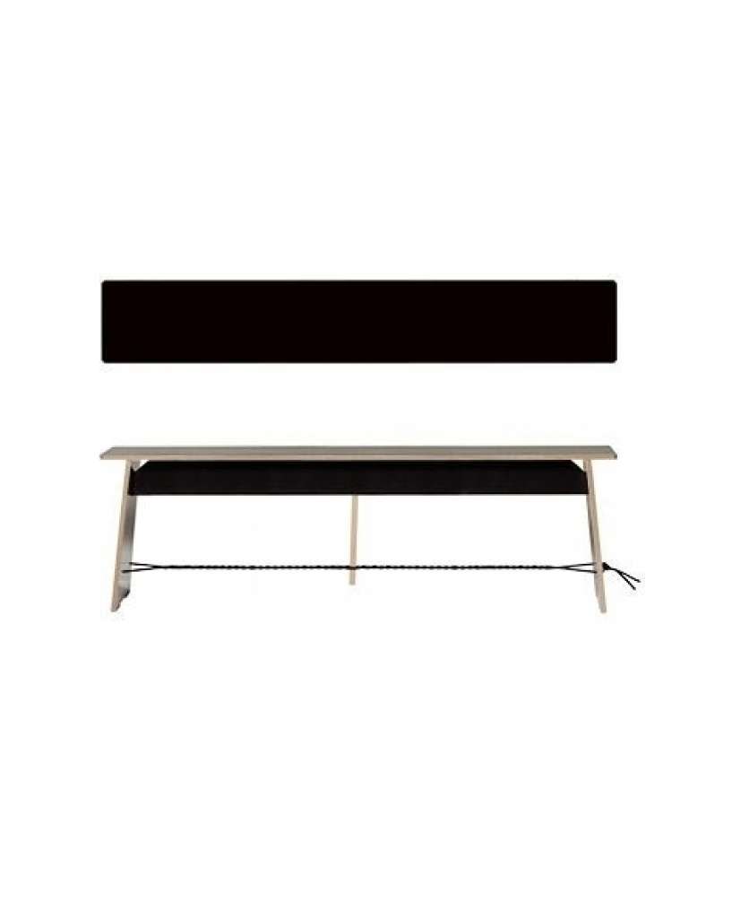Moormann - Langer Max - M - schwarzes Seil - Linoleum schwarz - indoor
