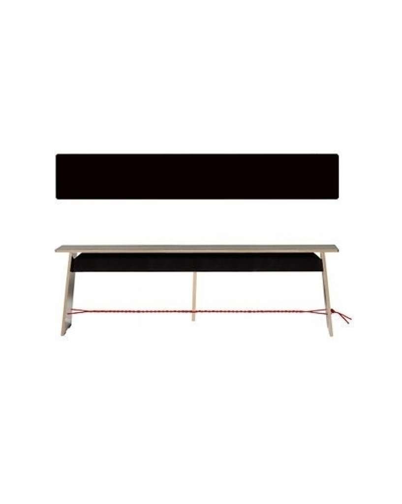 Moormann - Langer Max - M - rotes Seil - Linoleum schwarz - indoor