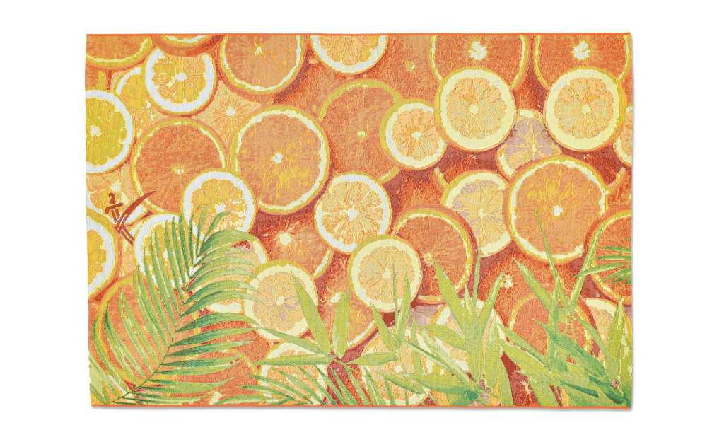 SANSIBAR Sylt Outdoorteppich  Rantum Beach ¦ orange ¦ Synthethische Fasern ¦ Maße (cm): B: 190 H: 0,5 Garten > Gartenzubehör > Outdoor Teppiche - Höffner