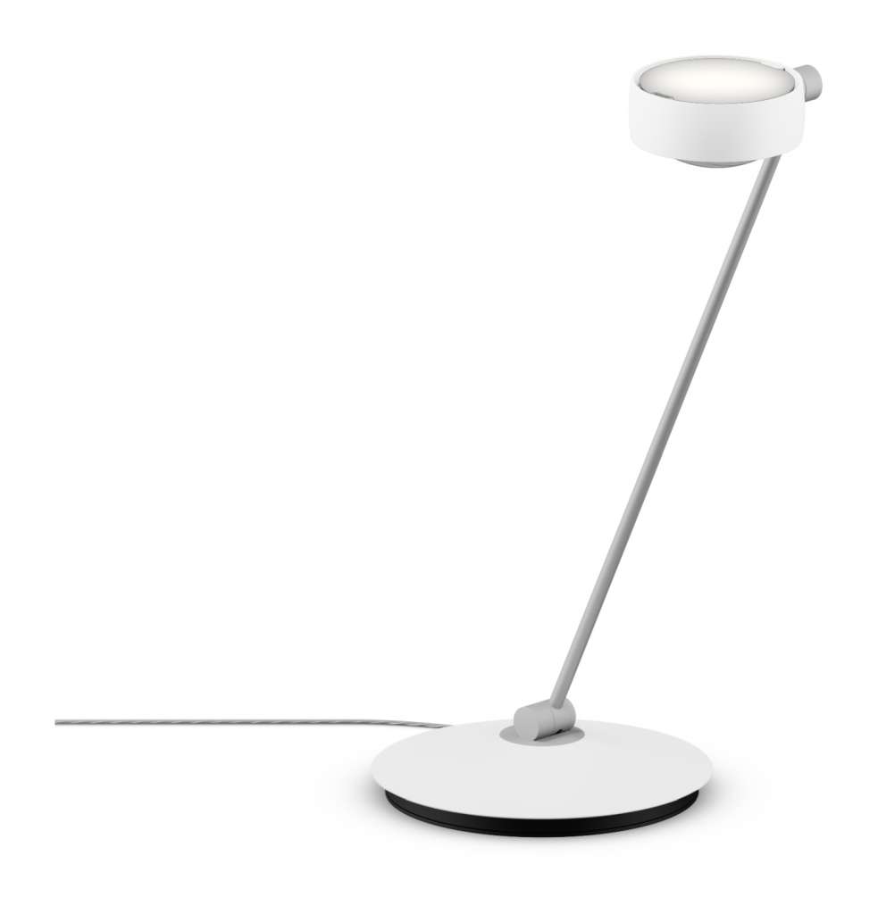 Occhio - Sento Tavolo  1 LED Tischleuchte - mattweiß - 60 cm - Diffusor - indoor