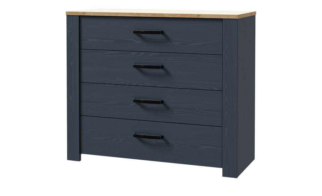 Schubkastenkommode  Toneo ¦ blau ¦ Maße (cm): B: 102 H: 87 T: 42 Kommoden & Sideboards > Kommoden - Höffner