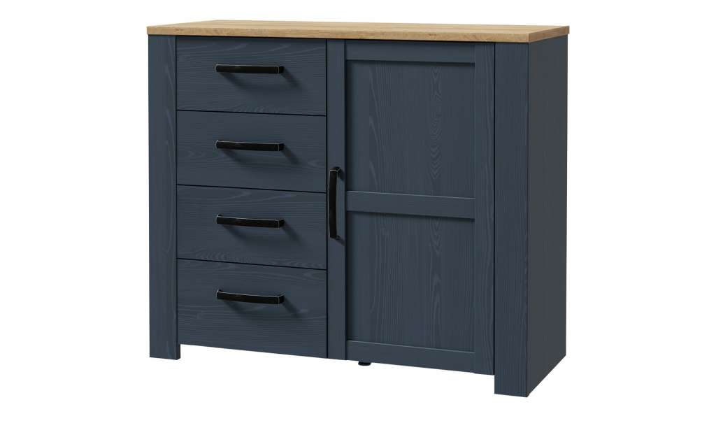 Herrenkommode  Toneo ¦ blau ¦ Maße (cm): B: 102 H: 87 T: 42 Kommoden & Sideboards > Kommoden - Höffner