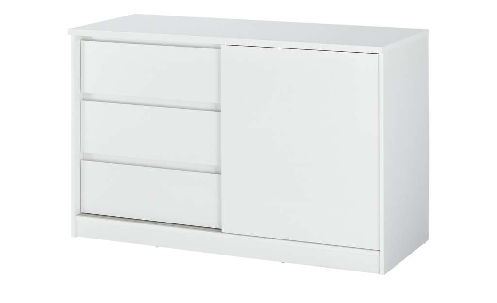 Kommode  Nardo ¦ weiß ¦ Maße (cm): B: 118,9 H: 75,6 T: 50 Kommoden & Sideboards > Kommoden - Höffner