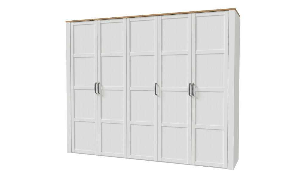 Drehtürenschrank  Toneo ¦ weiß ¦ Maße (cm): B: 265 H: 215 T: 60 Schränke > Schranksysteme - Höffner