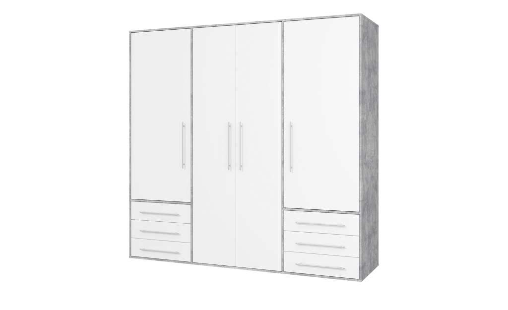 Kleiderschrank  Morley ¦ grau ¦ Maße (cm): B: 206 H: 200 T: 53 Schränke > Schranksysteme - Höffner