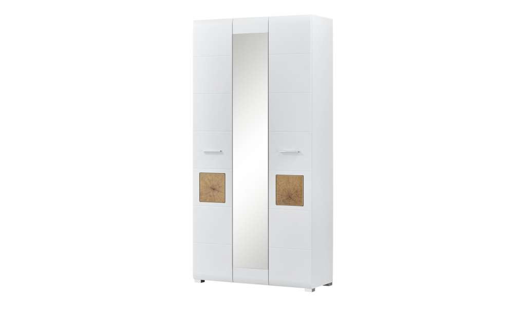 Garderobenschrank  Cortina ¦ weiß ¦ Maße (cm): B: 99 H: 203 T: 40 Schränke > Dielenschränke - Höffner