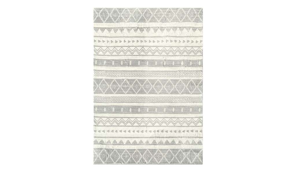 HOME STORY Kurzflorteppich  Maroc ¦ grau ¦ Synthethische Fasern ¦ Maße (cm): B: 140 H: 1,5 Teppiche > Wohnteppiche - Höffner